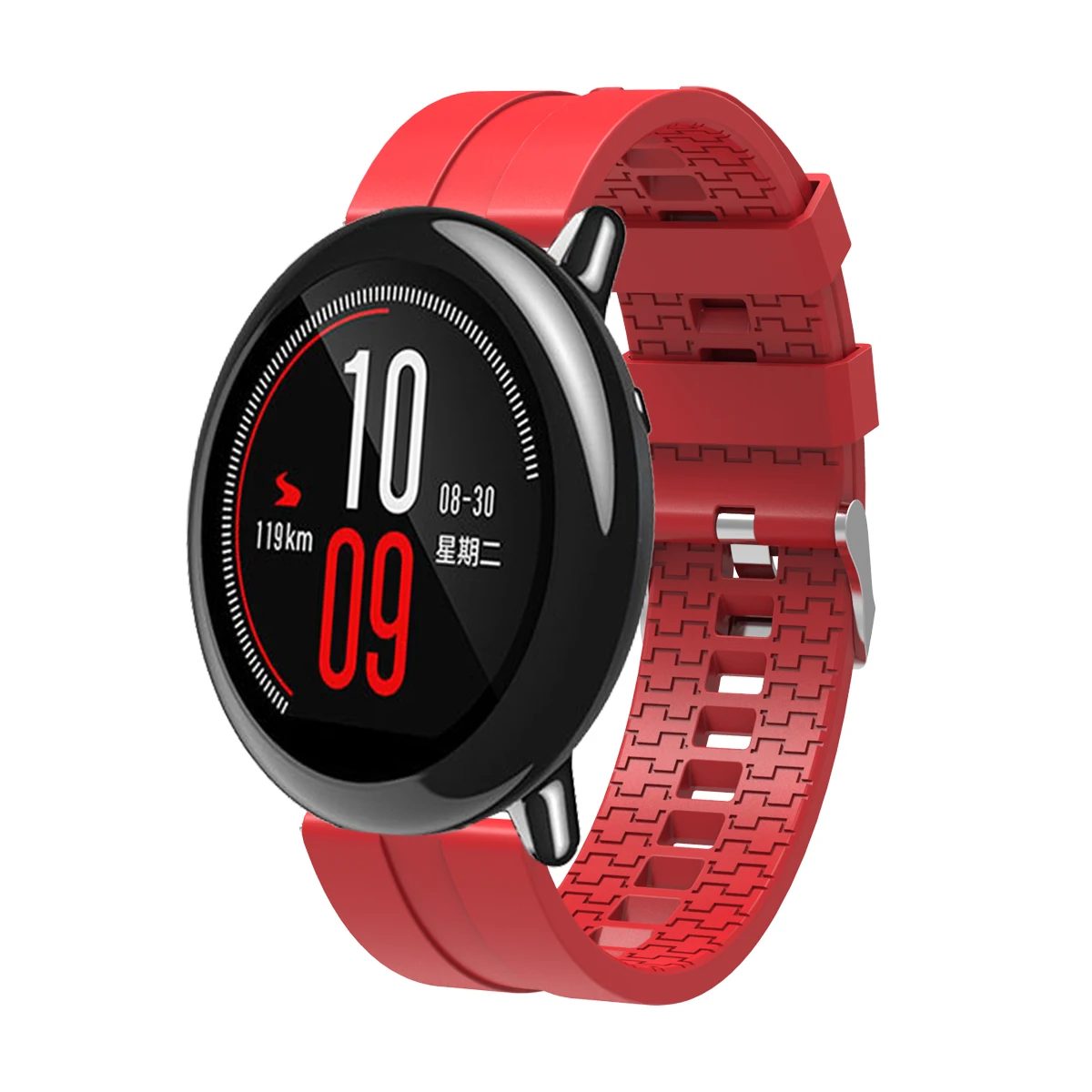 Мягкий силиконовый ремешок для часов для Xiaomi Huami Amazfit Pace спортивный дышащий браслет Сменные браслеты 22 мм ремешок