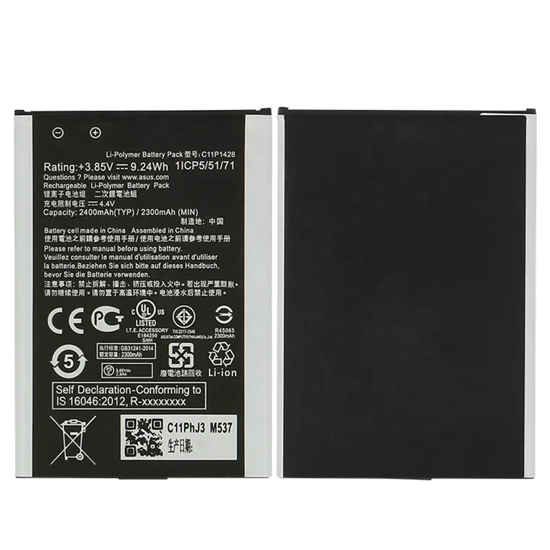 Оригинальный аккумулятор C11P1428 для ASUS ZenFone 2 Laser 5 &quotZE500KL ZE500KG Z00ED батареи 2400 мАч