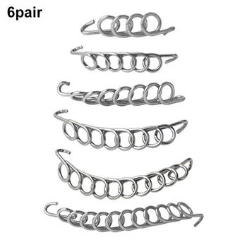 

12pcs/set Home Healthy Toenail Corrector Painless Professional Wire Fixer Ingrown Pedicure Acronyx Stainless Steel Clip Recover