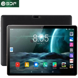 Tablette Pc Android 9.0 de 10 pouces, grand espace de stockage, 4 go + 64 go, carte Sim 3g, appels téléphoniques, 10 cœurs 