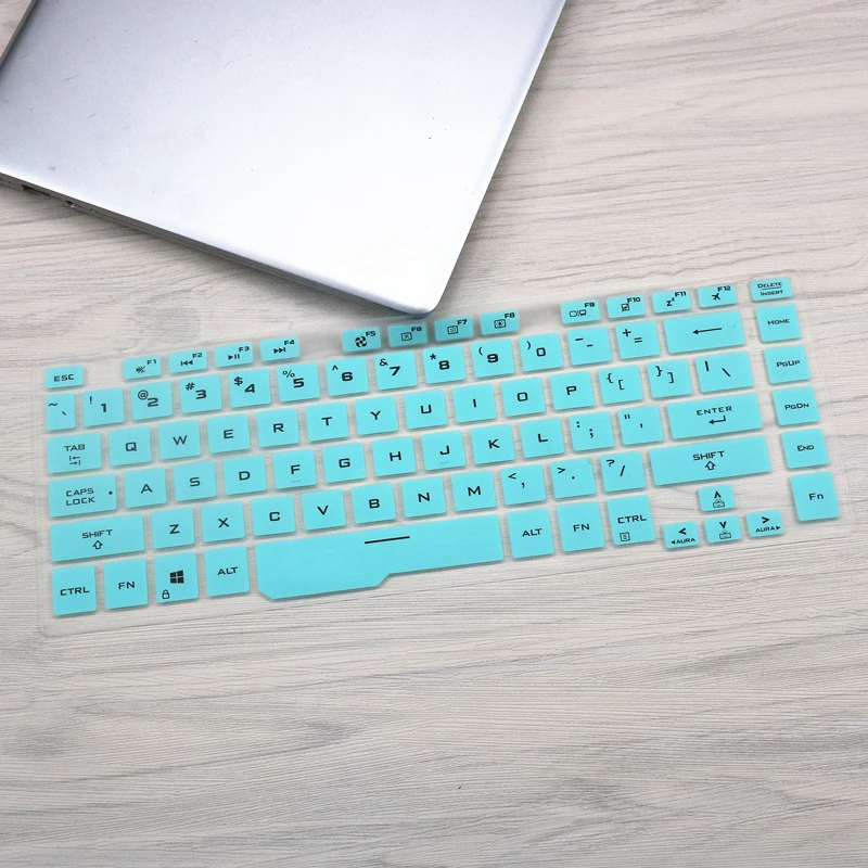 15,6 дюймов Силиконовая клавиатура для ноутбука Защитная крышка для ASUS ROG Zephyrus M GU502 GU502GU GU502GV GU502G es031t S7D S5D S5DU - Цвет: whiteblue