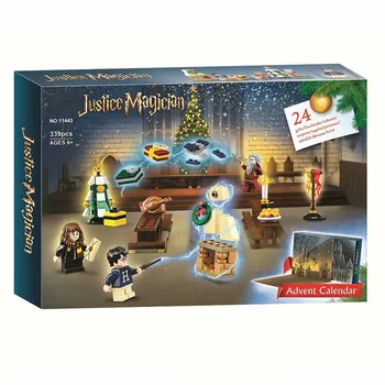 

NEW 339Pcs Potter Movie Advent Calendar Building Blocks Bricks Kids Toys Christmas Gifts Compatible With Potters 75964