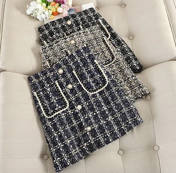 

Obrix Sweet Short Female Skirt Office Lady Mini Belts Pockets Formal Spring Shorts Skirt For Women