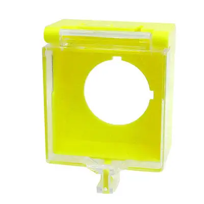 

22mm Dia Push Button Switch Plastic Rectangle Protective Housing Shell