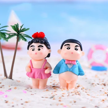 

1Pair Mini Stool Couples Dolls Fairy Garden Miniatures Decor Dollhouse/Terrarium Action Figures Figurine DIY Micro Landscape