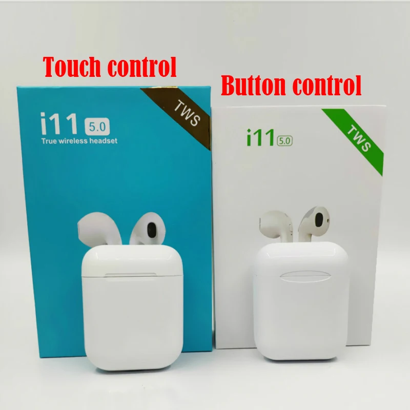 

i11 Bluetooth Wireless Intelligen noise canceling Earphones Sports With microphone for iPhone Samsung Huawei LG TWS PK i7 i9 i12