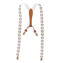 Новые мужские и женские эластичные подтяжки для чулок Y Back Регулируемый Печатный зажим на ремне