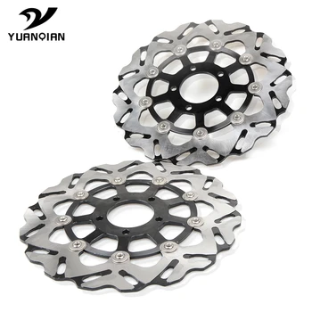 

GSXR 1300 Black Orange Motorcycle Floating Front Brake Disc Rotor ForSUZUKI HAYABUSA GSXR1300 1999-2007 2000 2001 2002 2003 2004