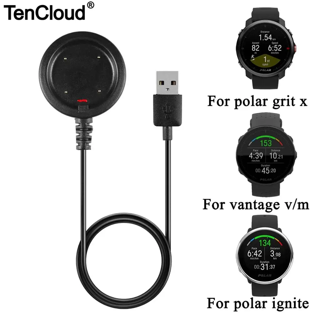 Зарядное устройство USB для Polar Grit X/зарядный кабель Vantage M/V 2 магнитная док-станция с