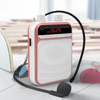 

Megaphone Loudspeaker Portable Wireless Audio Speaker Voice Amplifier With Mp3 Player FM Radio For Teachers Yoga Instructor