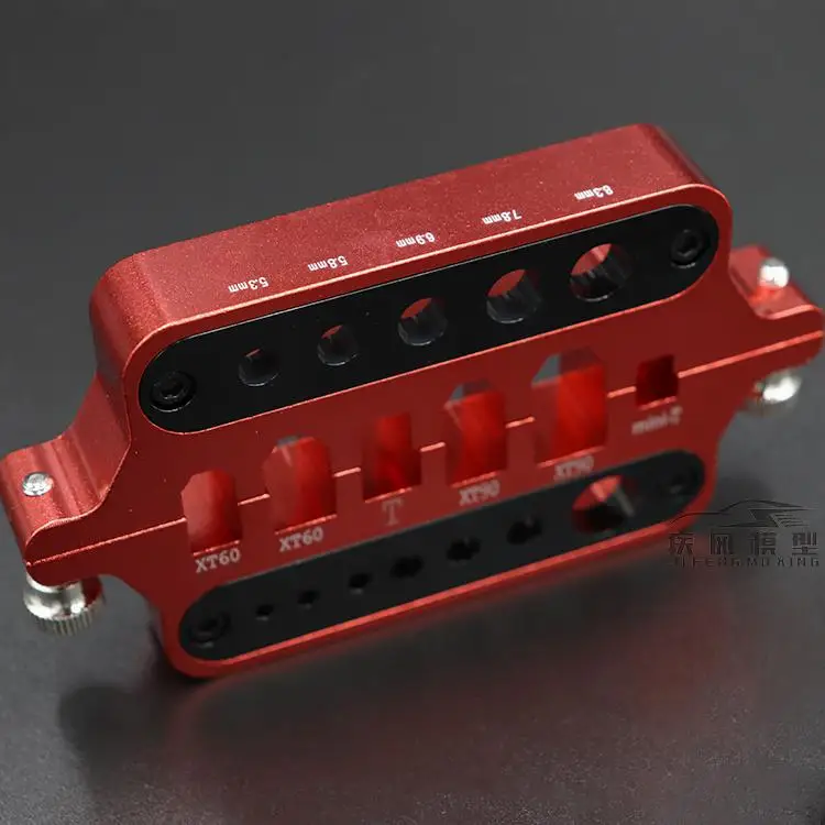 RC metal mini red soldering tool holder model car drone marine welding tool T plug connector XT60 XT90 Banana head