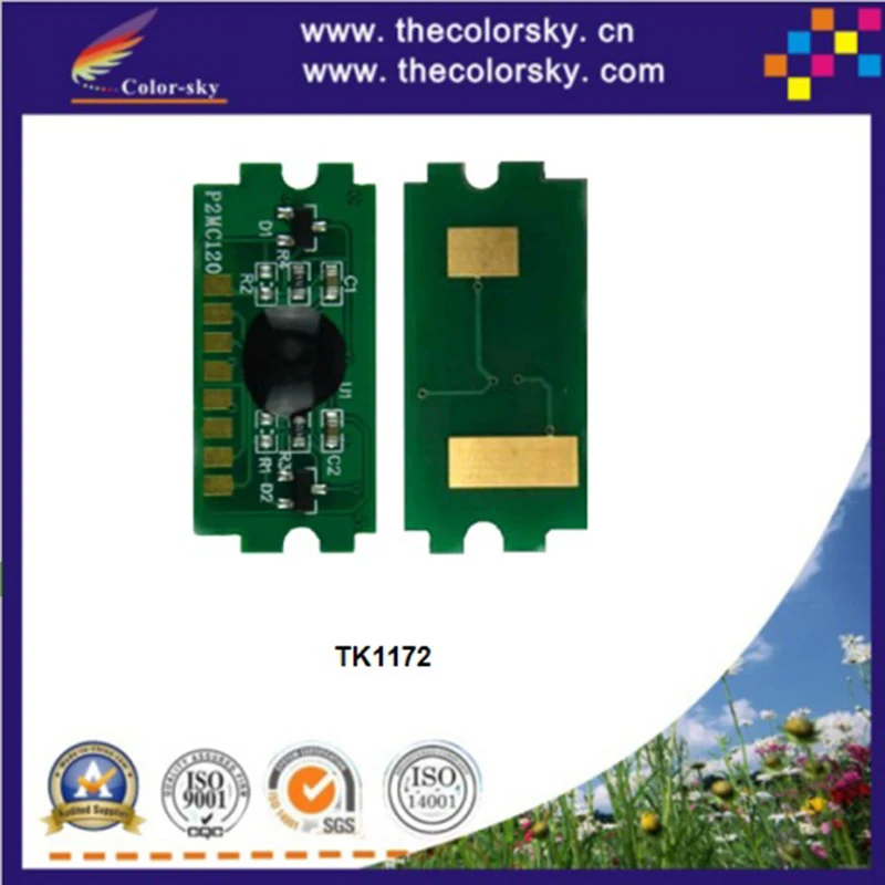 4 шт./лот лазерного принтера тонер картридж сброс настроек чип для Kyocera ECOSYS M2040DN M2540DW M2640IDW TK-1172 7,2 K(TY-TK1172