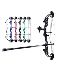 

Sanlida Grandmaster X8 Teen Kids Compound Pulley Bow and Arrow Competitive Competition Archery Set Hunting Shooting