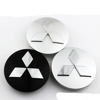 

4pcs/lot 60mm Car Wheel Center Hub Caps Car Wheel Rim Hubcap Badge Covers For Mitsubishis ASX Lancer Pajero Outlander L200 EVO L