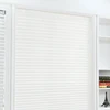 White pleated blinds
