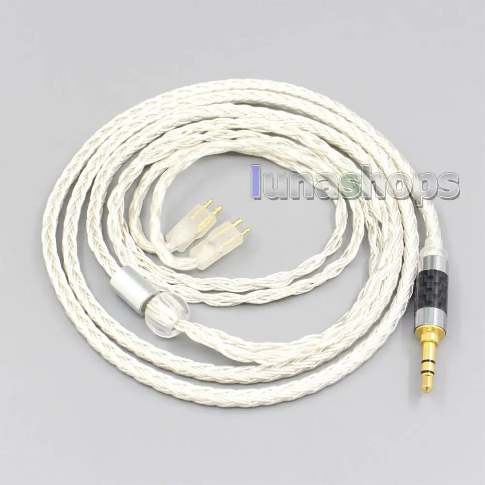 LN006760 2 5mm 4 4mm 3 5mm XLR 16 Core 99 7N OCC Earphone Cable For Hifiman HE560 HE 350 HE1000 V2 Headphone 2 5mm pin