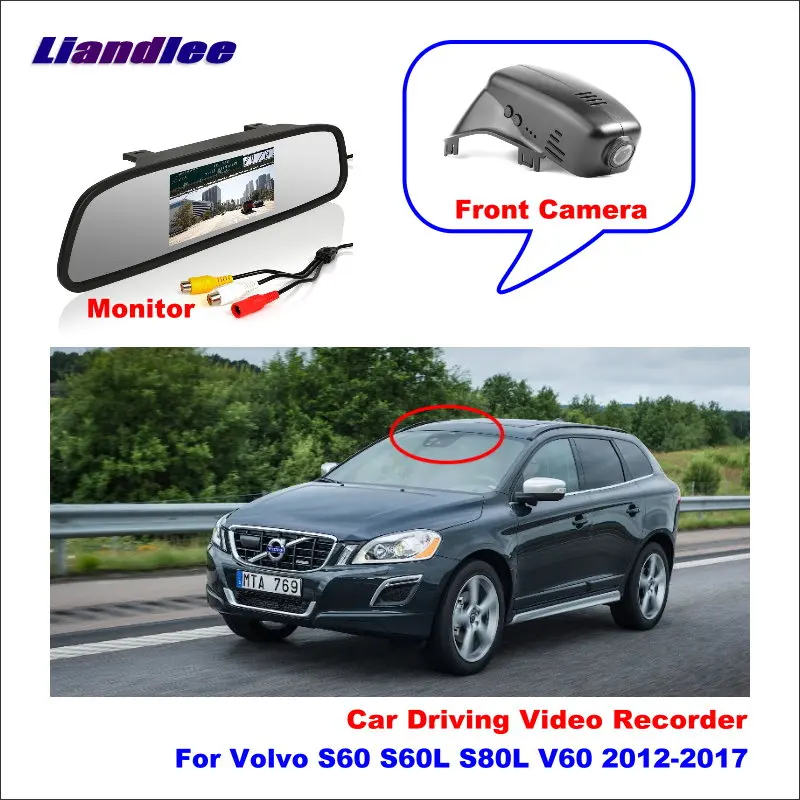 Liandlee для Volvo S60 S60L S80L V60 2012- Автомобильный видеорегистратор Wifi видеорегистратор ночного видения управление телефоном приложение 1080P
