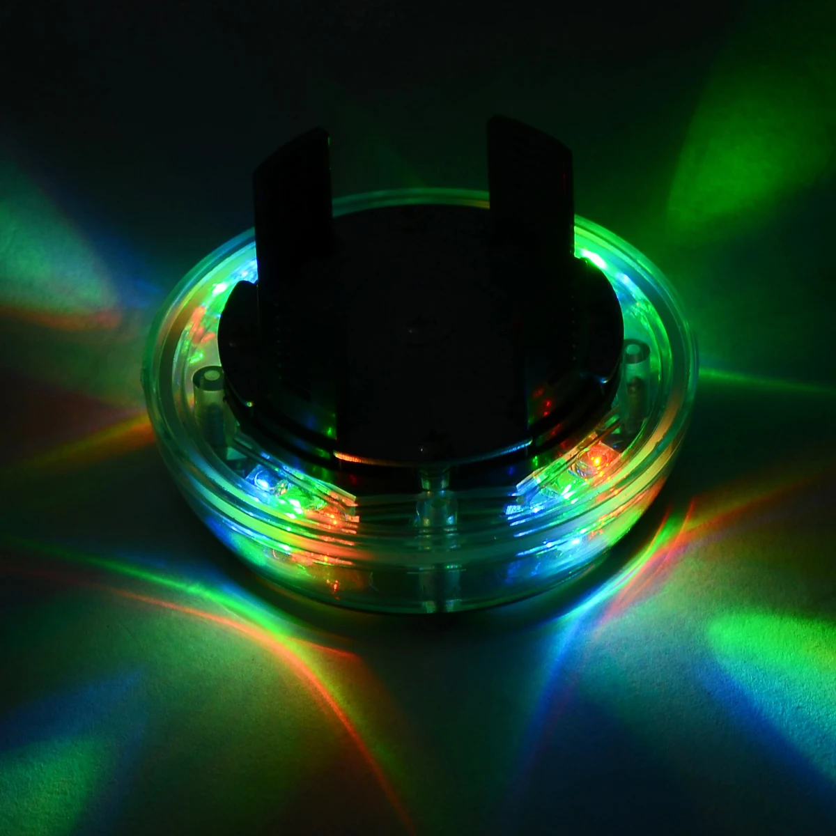 Высокая Qrade 4 режима 12 светодиодный RGB авто солнечной энергии вспышка колесо шина