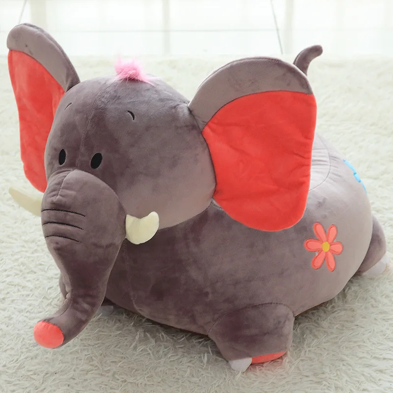 

Cartoon Animal Lazy Sofa Stool Children Elephant Toy Seat Monkey Giraffe Dog Gift Send Plush