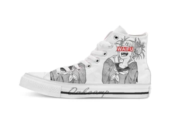 

Himiko Toga Waifu Anime breathable Casual High Top lace-up Canvas shoes sneakers Drop shipping