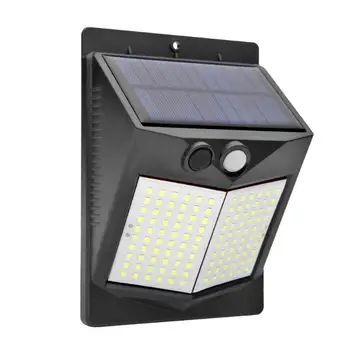 

120 LED Solar Lamps Plastic PIR Human Body Induction Wall Light Waterproof Outdoor Garden Street Security Lighting