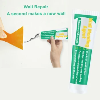 

100ml Wall Mending Agent Wall Repair Cream Wall Crack Nail Repair Valid Mould Proof Quick-drying Patch Restore #A