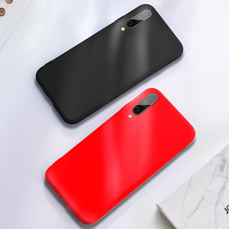 Роскошный чехол из жидкого силикона для Huawei Y9S мягкий ТПУ с полной задней крышкой