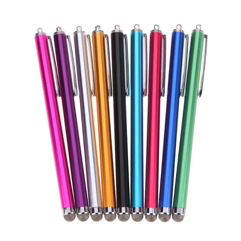 

Universal Metal Mesh Micro Fiber Tip Touch Screen Stylus Pen for iPhone for Samsung Smart Phone Tablet PC Stylus Pen 9 Colors