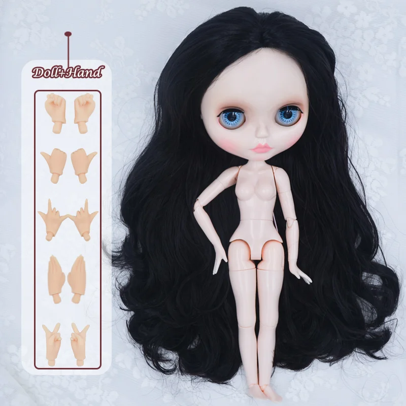 Neo Blyth кукла NBL Заказная блестящее лицо, 1/6 BJD шарнирная кукла Ob24 кукла Blyth для девочки, игрушки для детей YM24 - Цвет: HYM19