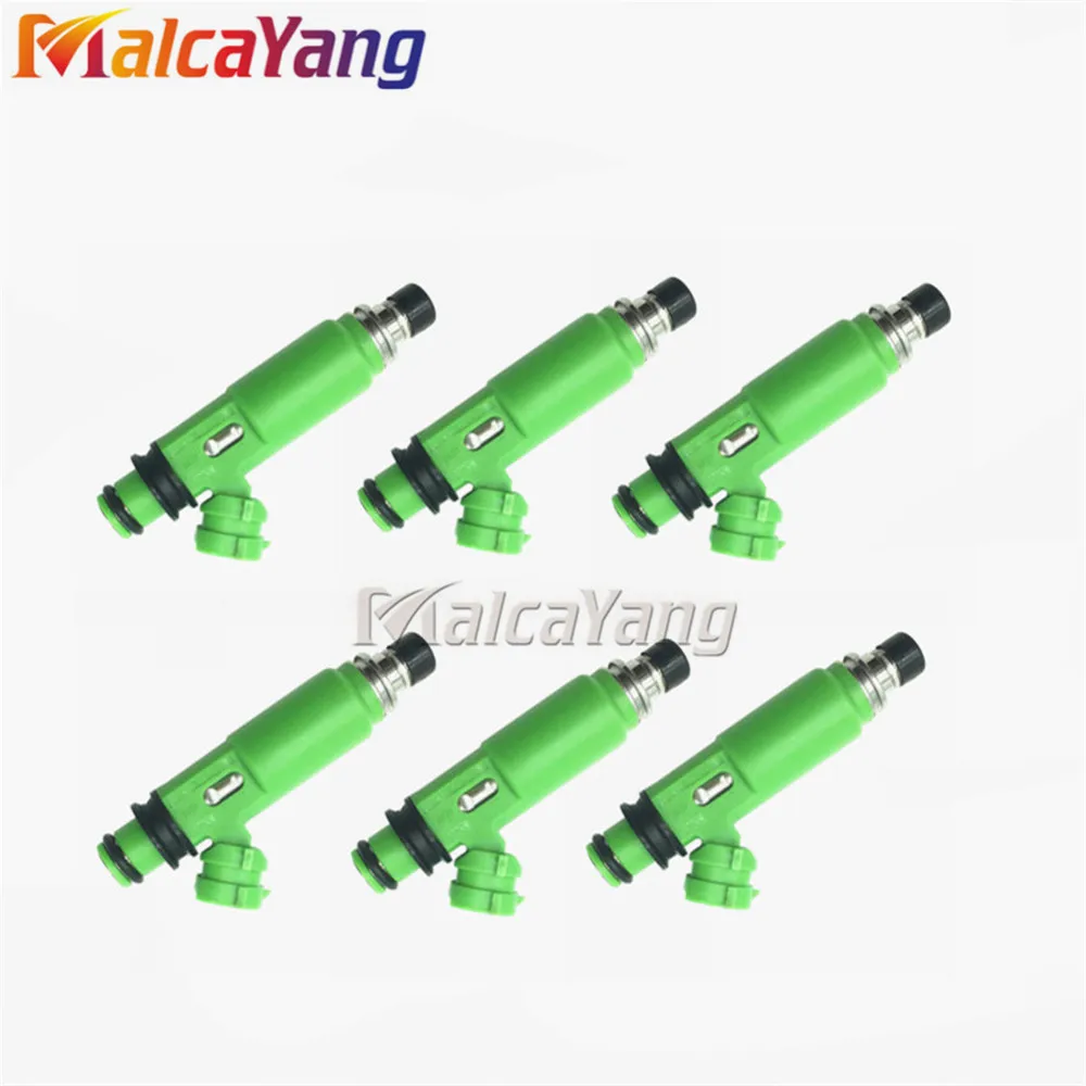 6 шт. Новые 100% Топливные форсунки OEM: 195500-3170 1955003170 MD332733 для Mitsubishi Montero Sport 3.0L 6G72 |