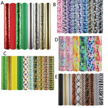 

Sunflower Christmas Leopard Camouflage PU Synthetic Leather Sheet Earring Making