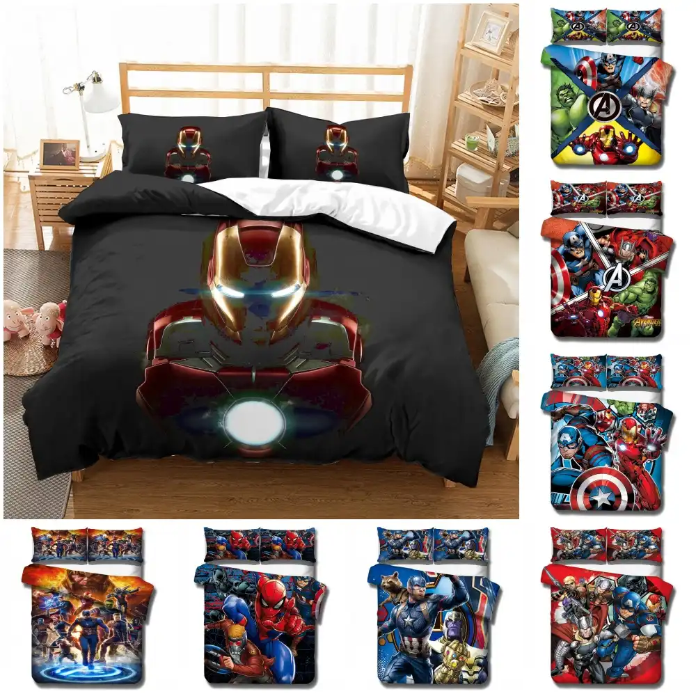 avengers cot bed bedding