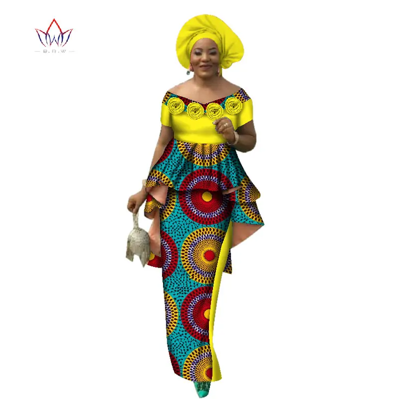 Женский летний костюм с юбкой и топом в африканском стиле|african women tops|african clothing