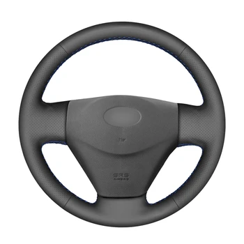 

Hand-stitched Black PU Artificial Leather Car Steering Wheel Cover for Hyundai Getz (Facelift) Accent 2006-2011 Kia Rio Rio5