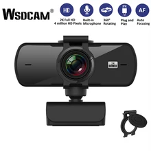 Wsdcam-cámara Web Para Ordenador 2K, 2040x1080P, Webcam con micrófono para transmisión en vivo, videollamadas, cámara de trabajo en conferencia, PC