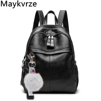 

High quality women bag Leather casual backpacks female shoulder bags Fashion woman ladies Crossbody bags