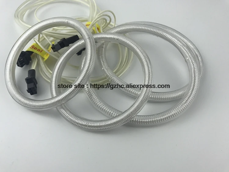 HochiTech для Fiat PUNTO mk2 1999-2010 ультра яркий дневной свет DRL CCFL ангельские глазки демон глаза комплект Теплый Белый Halo Кольцо