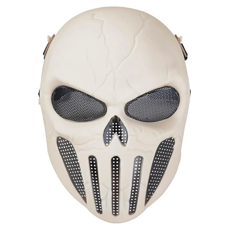 

DC12 Tactical Airsoft Punisher Skull Protective Full Face Mask Military Wargame Paintball Hunting Cosplay Halloween Party