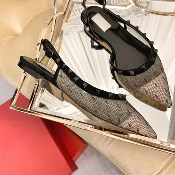 

Shoes Women Pointed Toe Fetish Luxury Designer Woman Extreme Mules Super Flats Women Sexy Shoes Ladies Genuine Cow Leather