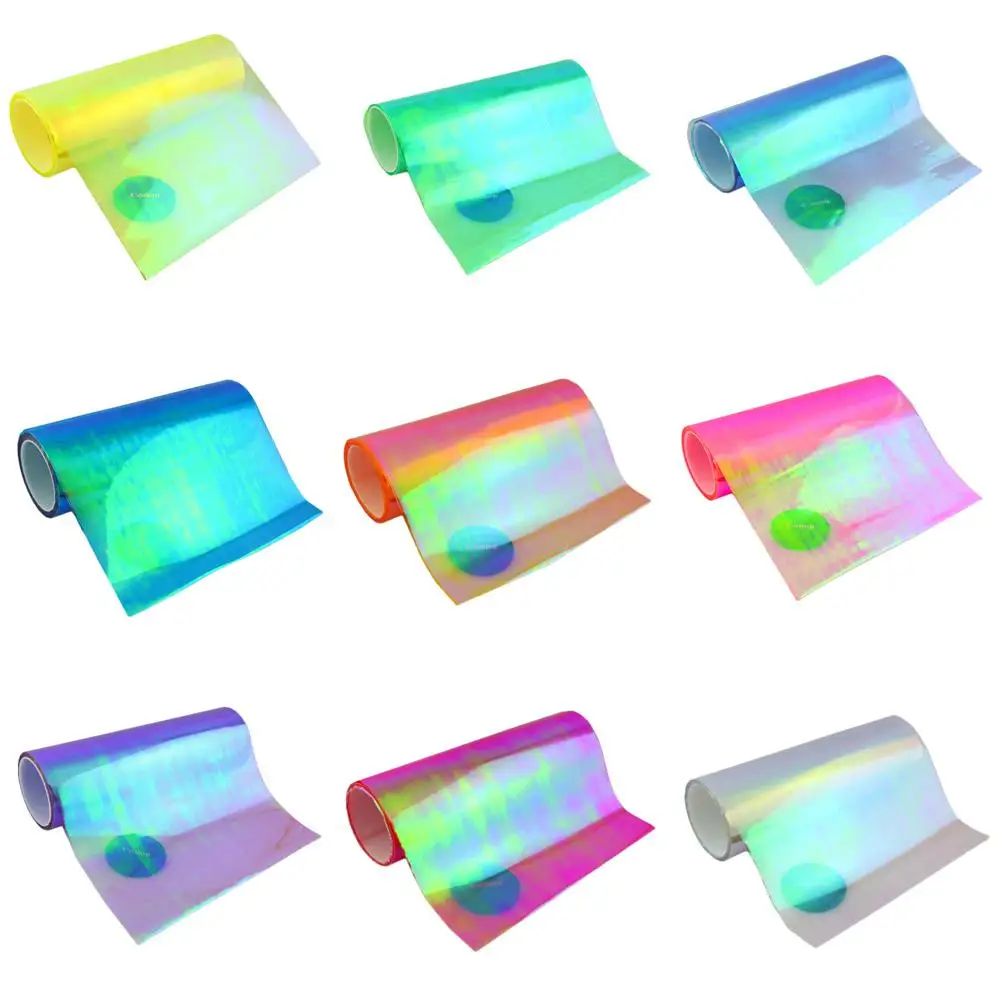 

30x50cm Universal Car Auto Headlight Light Taillight Fog Lamp Trim Tint Film Sticker Decoration Film Car Exterior Accessories