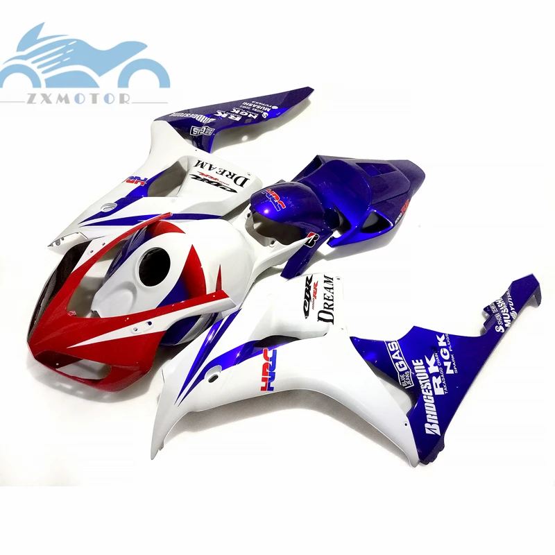 7 подарков впрыска обтекатель комплект Подходит для Honda CBR1000RR 2006 2007 CBR 1000RR 06 07 синий белый, красный, Обтекатели комплекты кузова XY40
