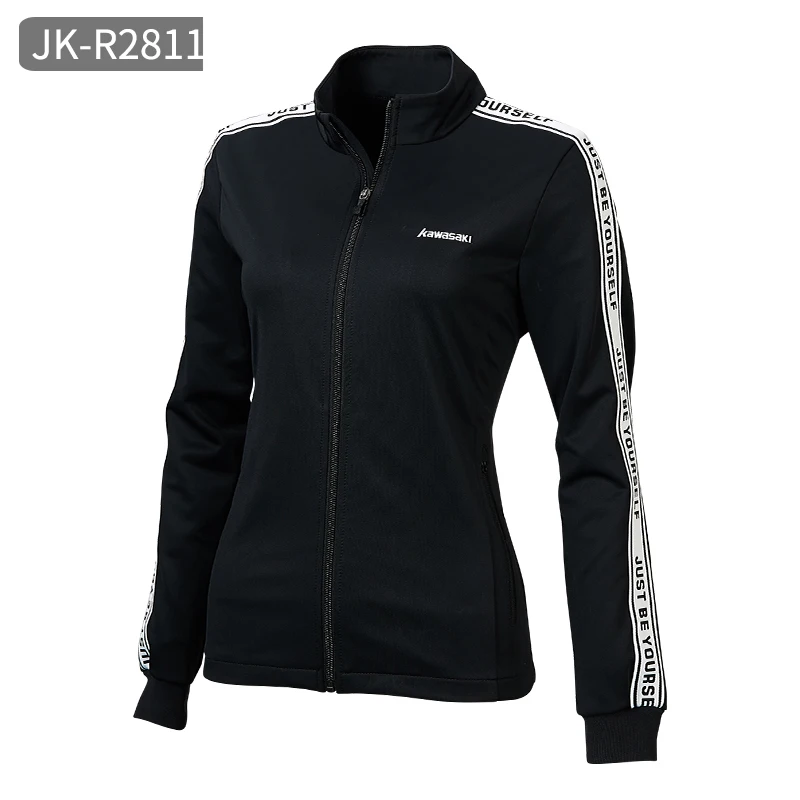 JK-R2811 Kawasaki, женские куртки для бега, кофта для бега, для девушек, для йоги, спортивная куртка на молнии, пальто, для фитнеса, для спортзала, рубашки, женская одежда - Цвет: JK-R2811