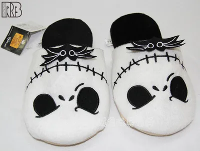 

anime shoes Halloween Town Pumpkin King Jack Skellington cosplay woman shoes Home slippers kawaii shoes Unisex Comfort leisure