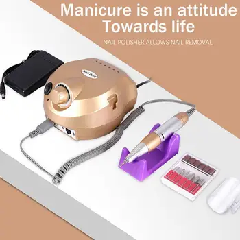 

1 Set Newest 30000rpm Electric Nail Drill Machine File Pedicure Drill Machine Nail Nails Kit Kit Sanding Bits Nail Manicure J0O4