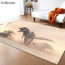 Абсорбирующий коврик для ванной с изображением динозавра, алфомбра, Para La Sala, яркий большой коврик для улицы, ковер для общежития, Tapete Grande Cuarto
