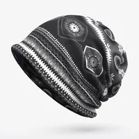 FS Красные, зеленые теплые вязаные шапки Skullies, мягкие уличные зимние шапки в стиле хип-хоп для мужчин и женщин, ветрозащитный велосипедный шарф, шапка, капот — изображение 2