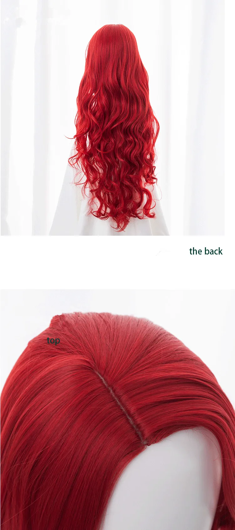 Cosplay&ware Morematch Movie Aquaman Cosplay Wig 80cm Red Long Curly Wavy Heat Resistant Synthetic Hair Women Party & Cap -Zentai shop online Hb12f16377e404d2189abca9d5ca3040b0.jpg