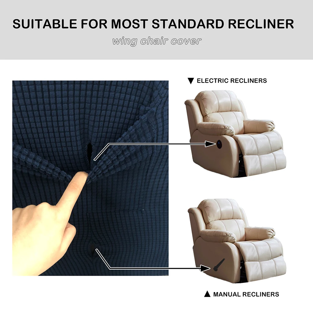 Elastic Sofa Recliner Cover Lazy Boy Slipcover High Stretch Sofa Cover Dirt-proof Armchair Recliner Slipcover Home Decor Elastic Sofa Recliner Cover Lazy Boy Slipcover High Stretch Sofa Cover Dirt-proof Armchair Recliner Slipcover Home Decor