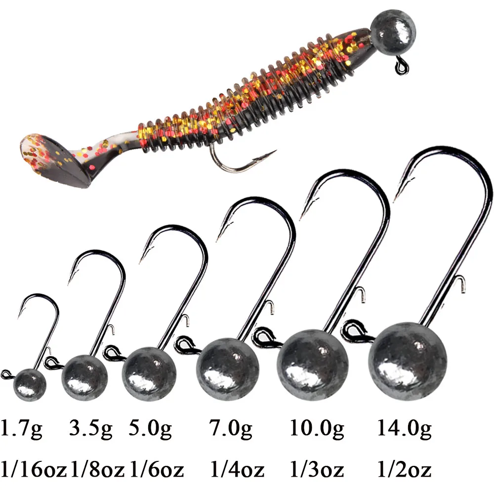 Terry Ultra Sharp 3x Strong Worm Hook Weedless Jig Head