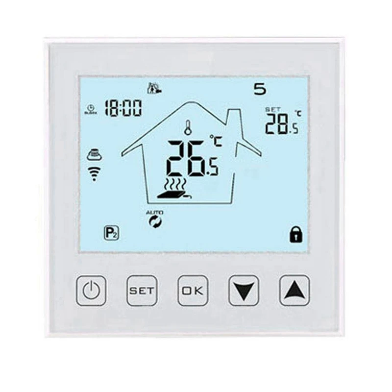 

Wifi Wireless Temperature Thermostat for Cooler/Fan/Electric Fireplace/UnderFloor Heating ,With Google Home